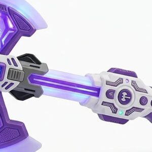 2 in 1 LED Transforming Sword Axe with Spray Mist & Sound