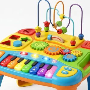 2 in 1 Light & Music Multifunctional Game Table – Interactive Activity Play Station