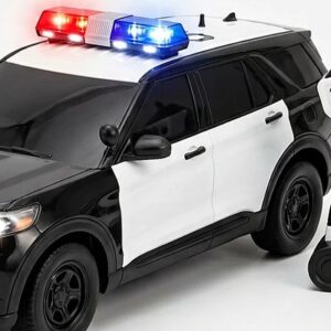 2.4GHz RC Voice Enabled Police Car – Flashing Lights Patrol Interceptor