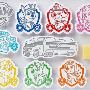 Paw Patrol Paw Patroller Bathtime Stencil Set