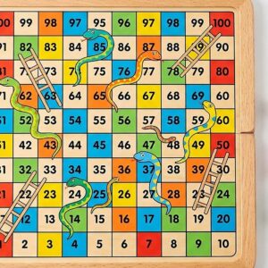 Addo Game - Wooden n Snakes Ladders and Ludo – Wooden Educational Toy Pakistan