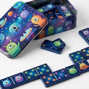 Addo Games - Alien Dominoes Mini Card Game