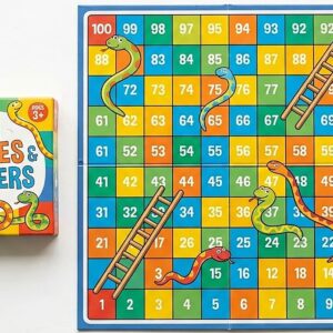 Addo Games - Snakes & Ladders Mini Card Game – KidsTown.pk