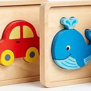 Preschool 3D Wooden Jigsaw Puzzles For Kids