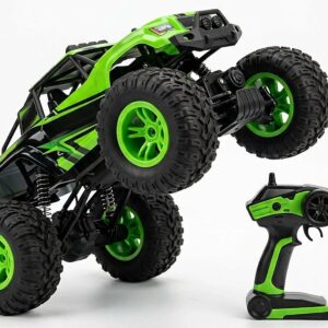 1:18 Stunt Cross RC Monster Truck – 360° Rotating Remote Control Car | Off-Road Stunt Vehicle with LED Lights