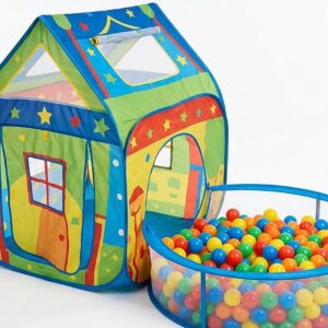 2 in 1 Pool & Housetop combination with 100 Balls
