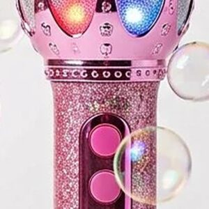 2-in-1 Bubble Microphone Toy for Kids | Musical Bubble Blower with Sound Recording & Lights | Bubble Maker Toy for Boys & Girls Age 3+