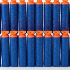 20 Soft Bullet Dart Refill Pack – Compatible with Nerf Guns | Safe Foam Ammo for Endless Fun"