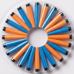20-Piece Soft Bullet Foam Dart Refill Pack – Non-Toxic & Safe for Blaster Guns | Ages 3+