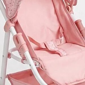 3-in-1 Baby Doll Playset with Stroller, Crib & High Chair – Lovely Gift Set for Girls | Pretend Play Toy in Pakistan