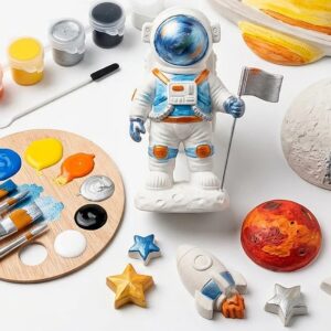3D Space Painting Kit for Kids – DIY Astronaut Art Set with Paints & Palette (Ages 6+)