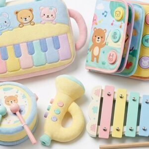 5-in-1 Baby Musical Toy Set – Educational Sound Toys for Infants & Toddlers (0 Months+)