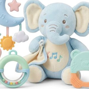 5-in-1 Musical Baby Toy Set – Soothing Sound Toys with Lights & Songs for Newborns & Infants (0 Months+)