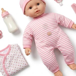 6-in-1 Talking Baby Doll Playset with Accessories - Owl-Themed Backpack & Roleplay Toys | For Kids Aged 3+