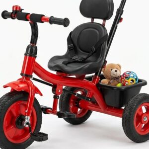 2 Kids Red Tricycle T-226F