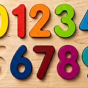 0-9 Colorful Solid Number Puzzle