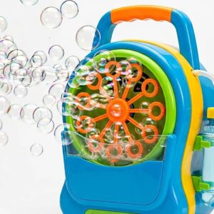 10 Holes Automatic Colorful Bubble Machine
