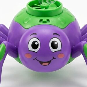 10 Holes Battery Operated Spider Colorful Bubble Gun