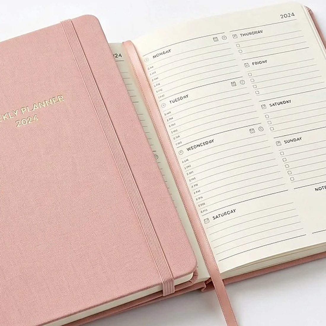 10* Inches 50 Pages Premium Weekly Plan Diary - Assortment