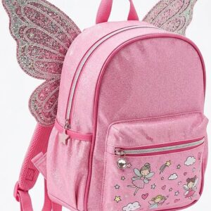 10* Inches Girls Fancy Backpack - Pink
