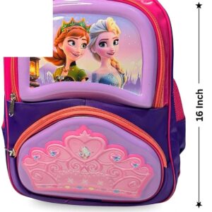 Disney Princess School Bag for Girls (4 Pockets) — Kids Backpack