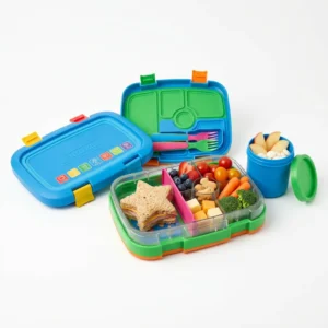 Leakproof Kids Snack Cup and Bento Lunch Box Set – KidsTown.pk