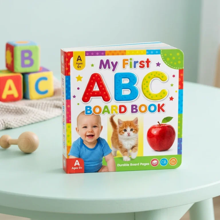 My First ABC Board Book (KIDSTAR) – A to Z Learning Book for Babies & Toddlers