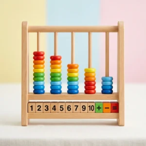 Wooden Calculation Shelf Counting and Math Learning Toy for Kids – KidsTown.pk